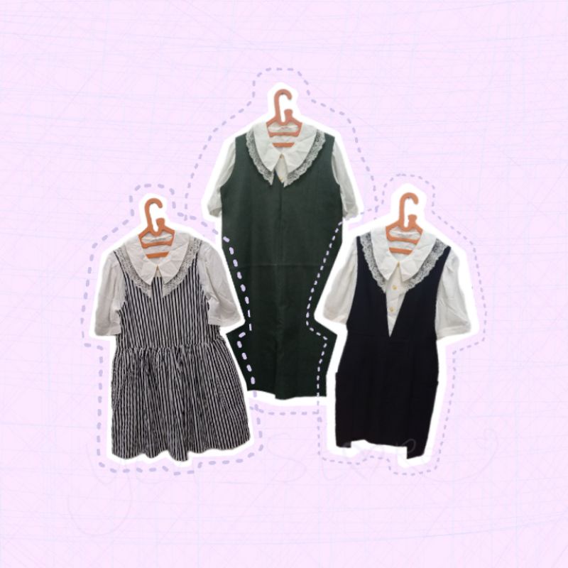 [THRIFT] Preloved OL / Sleeveless Dress Korean Brand