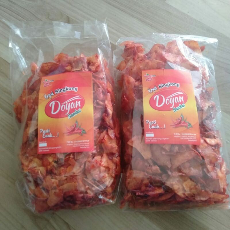 

KRIPIK SINGKONG PEDAS