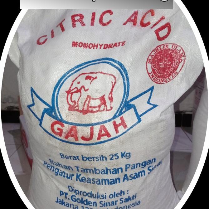 ] citric acid cap gajah 1kg citrun