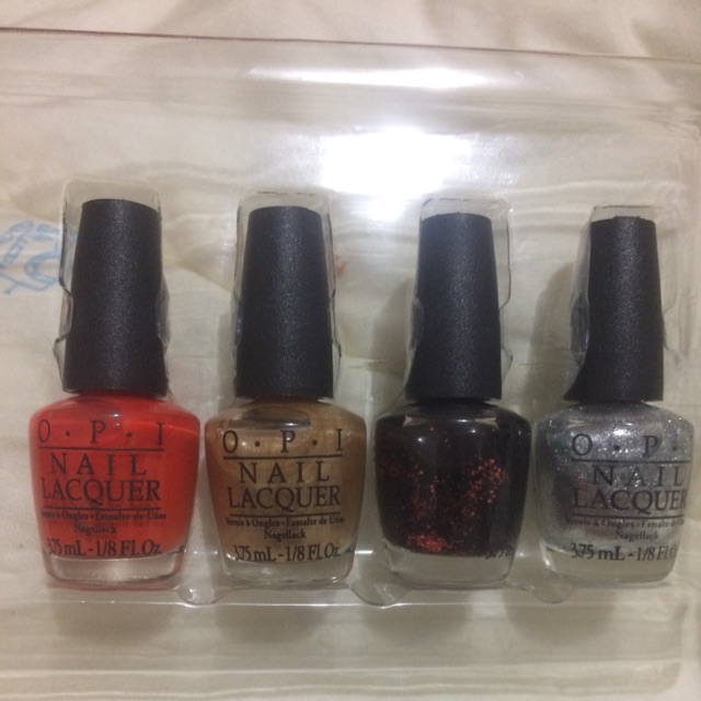 Opi mini nail lacquers (4pcs)