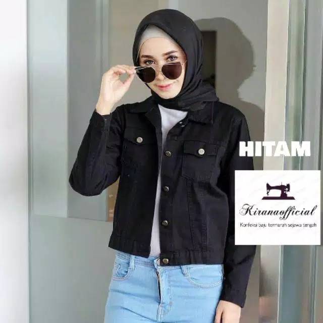 JAKET BIONDY / JAKET JEANS WASH WANITA /MURAH _MERIAH