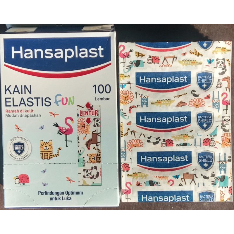 Hansaplast plester kain elastis 100pc