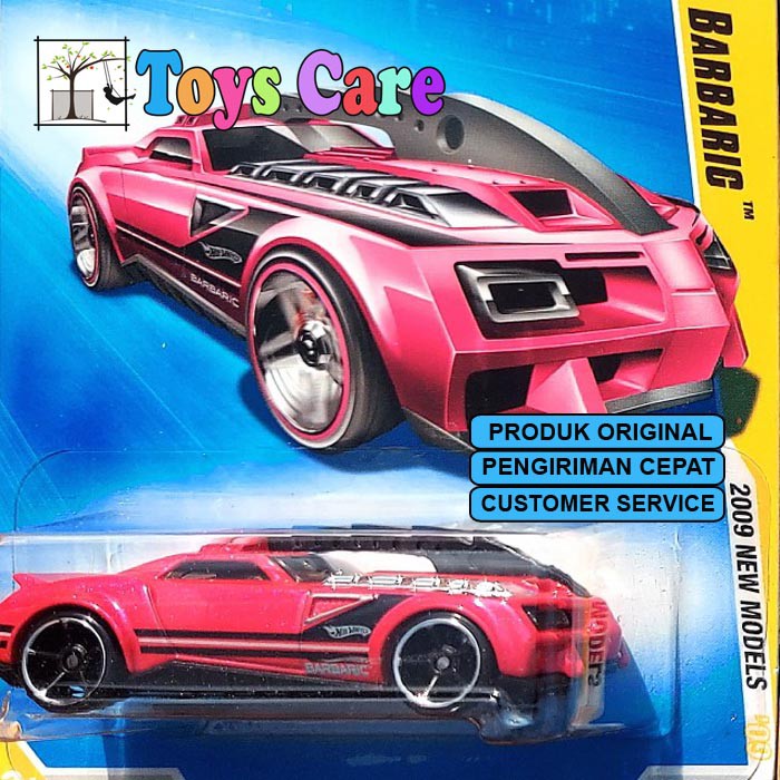HOTWHEELS BARBARIC 2009 PINK - TRACK ACES STARS JAGI BALAP RACE LOOP 2009 NEW MODEL ORIGINAL PROMO F
