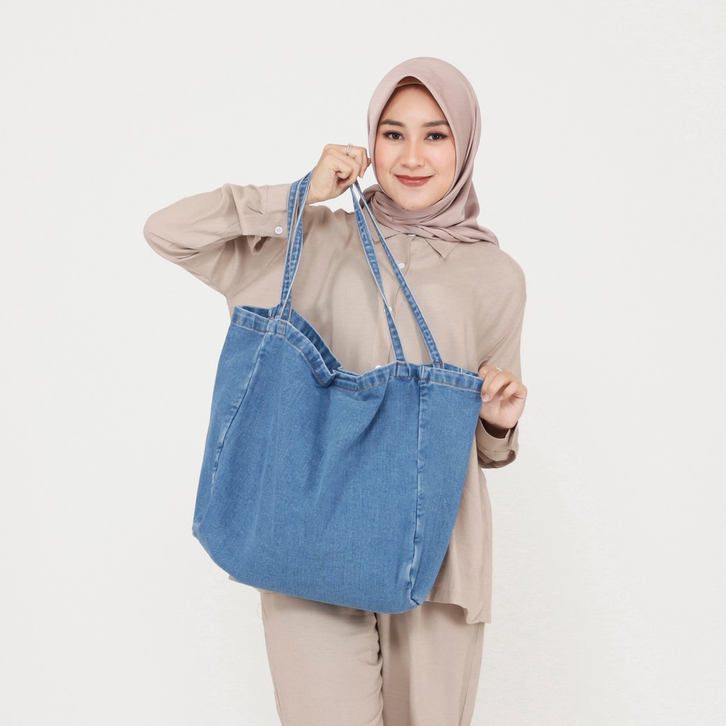 Tas jeans | Totebag jeans | tas tote jeans | totebag nudie jeans
