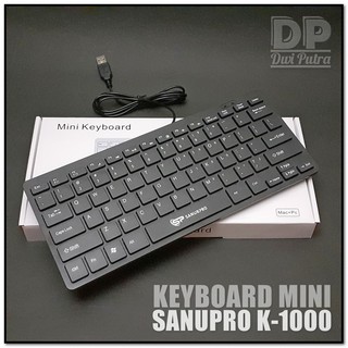 KEYBOARD MINI SANURPRO K-1000 / K-2000 // CHOCOLATE USB K1000 // OFFICE MULTIMEDIA // LAPTOP ANDROID CHOCO