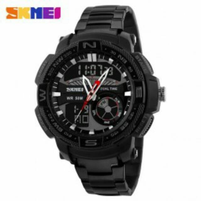 SKMEI Jam Tangan Analog Digital Pria - AD1121 - EMWS4WBK