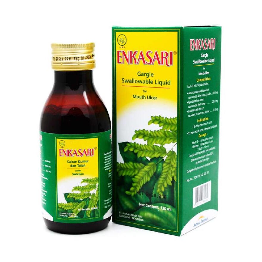 Jual Enkasari Herbal Obat Kumur 120 Ml Shopee Indonesia