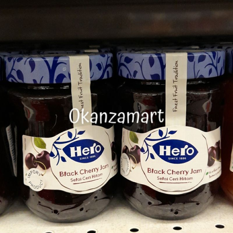 

Hero Black Cherry/Apricot/Strawberry Jam 349gr