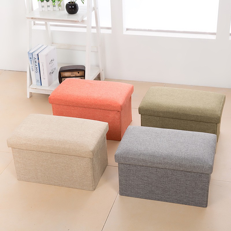 Grosir- H840 Kursi Box Lipat / Storage Box Sofa / Bangku Lipat / Tempat Penyimpanan Barang Serbaguna