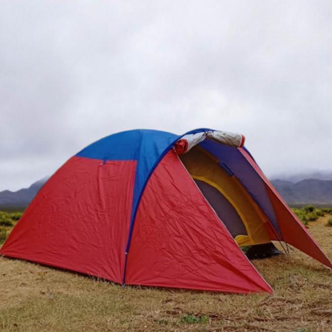 Tenda Dome tenda camping Double layer kap 3-4 orang not consina rei Star Seller Temurah
