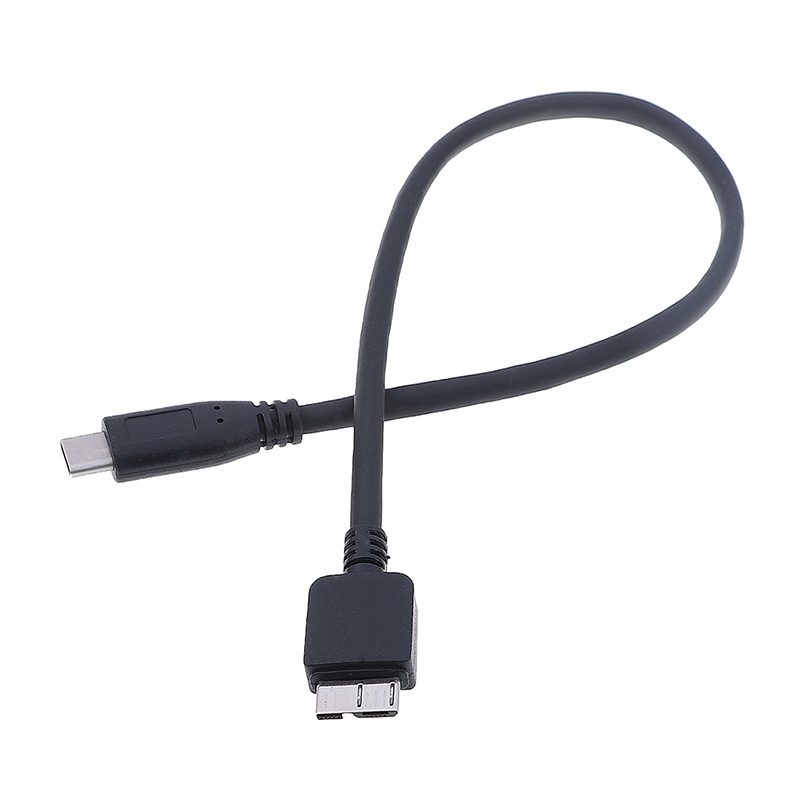 {LUCKID}USB c to micro usb cable type c to micro b cable for hdd hard disk 30cm