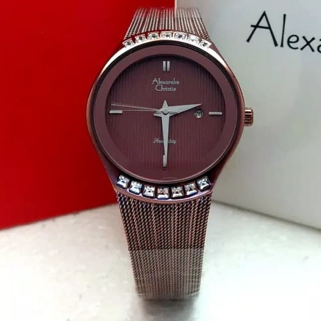 ORIGINAL Jam Tangan Wanita Alexandre Christie AC 2668 / AC2668 2668 Garansi Resmi 1 Tahun.