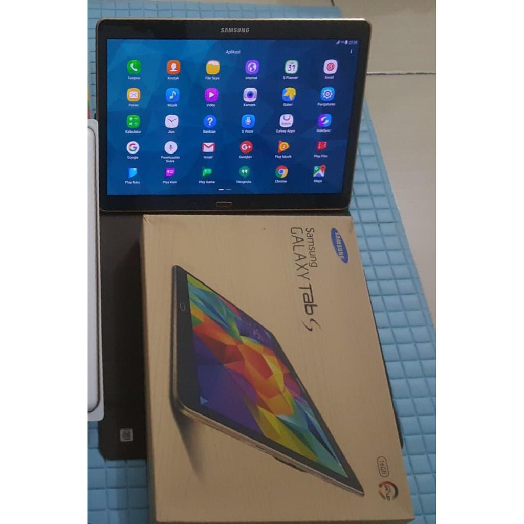 Tablet Second Samsung Galaxy Tab S 10 inch Fullset Like ...