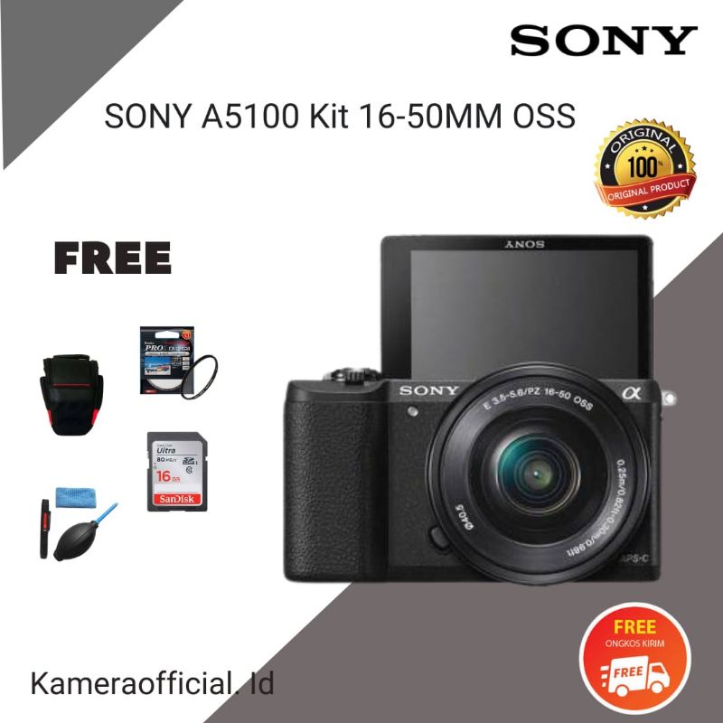 Kamera Sony Alpha A5100 Kit 16-50mm OSS Mirrorless Sony A5100 PAKET TERMURAH