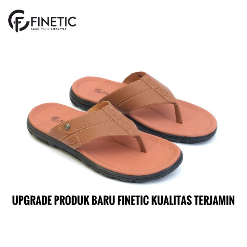 SANDAL PRIA TERLARIS SENDAL JEPIT KULIT TERBARU-Z 04 Tan