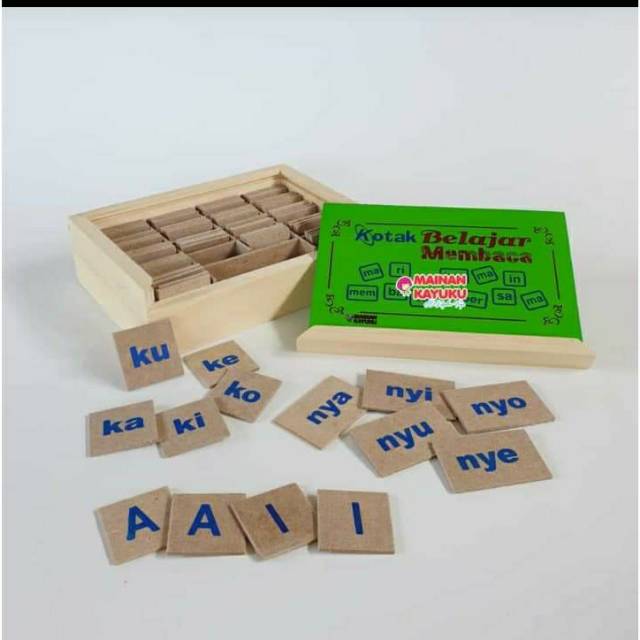 ALAT PERAGA EDUKATIF/ MONTESSORI BELAJAR MEMBACA