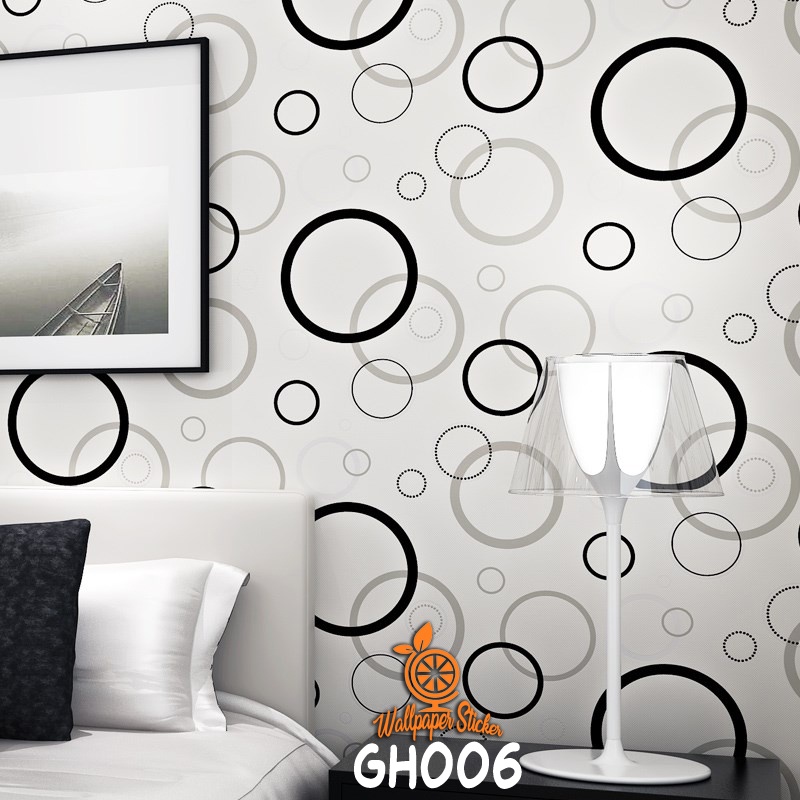 GRATIS ONGKIR ! WALLPAPER DINDING KAMAR TIDUR 45CMX10M WALPAPER DINDING RUANG TAMU WALPEPER BUNGA SHABBY GARIS