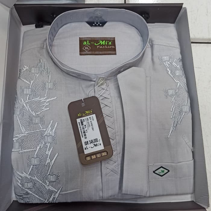 Baju koko al mia platinum pendek 100% OriginaL