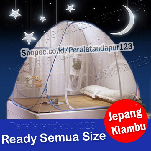 Kelambu Lipat 200x200 180x200 Kelambu Tenda 200 160x200 120x200 jumbo oyasumi