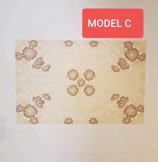 Taplak Meja Shabby / Taplak Meja Kecil / Table Mat / Taplak Meja Kecil
