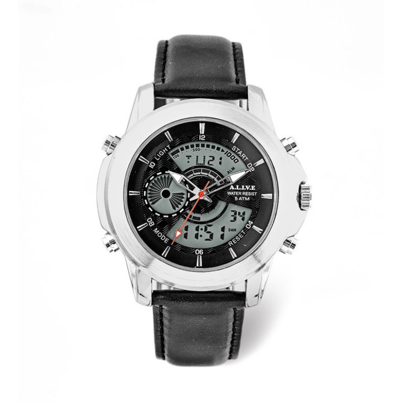 Alive Jam Tangan Pria Kingston Black