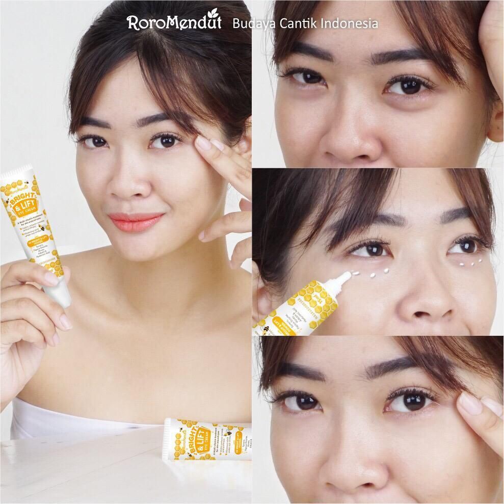 BRIGHT & LIFT EYECREAM RORO MENDUT SKINCARE ALAMI