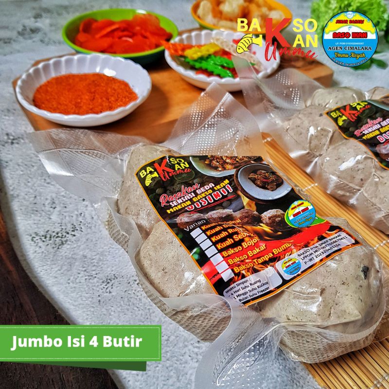 Baso Ikan Sinar Bahari Baso Ikan Ummu Ukuran Jumbo Harga 4 Butir Shopee Indonesia