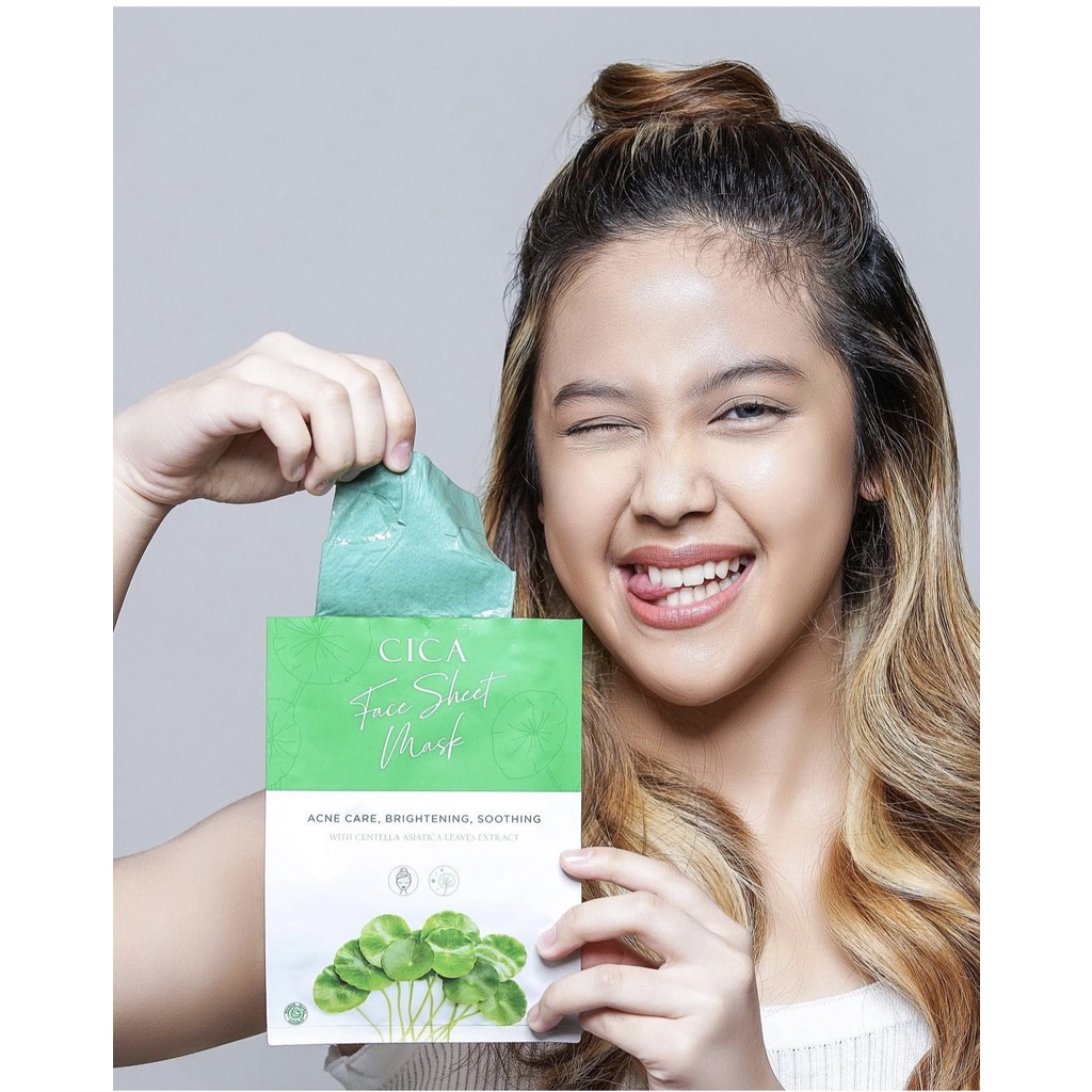 NPURE Centella Asiatica Sheet Mask / Masker Wajah