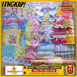 Image of Paket Kado Lahiran Paket Hadiah Melahirkan set pakaian bayi baru lahir isi 45 PCS