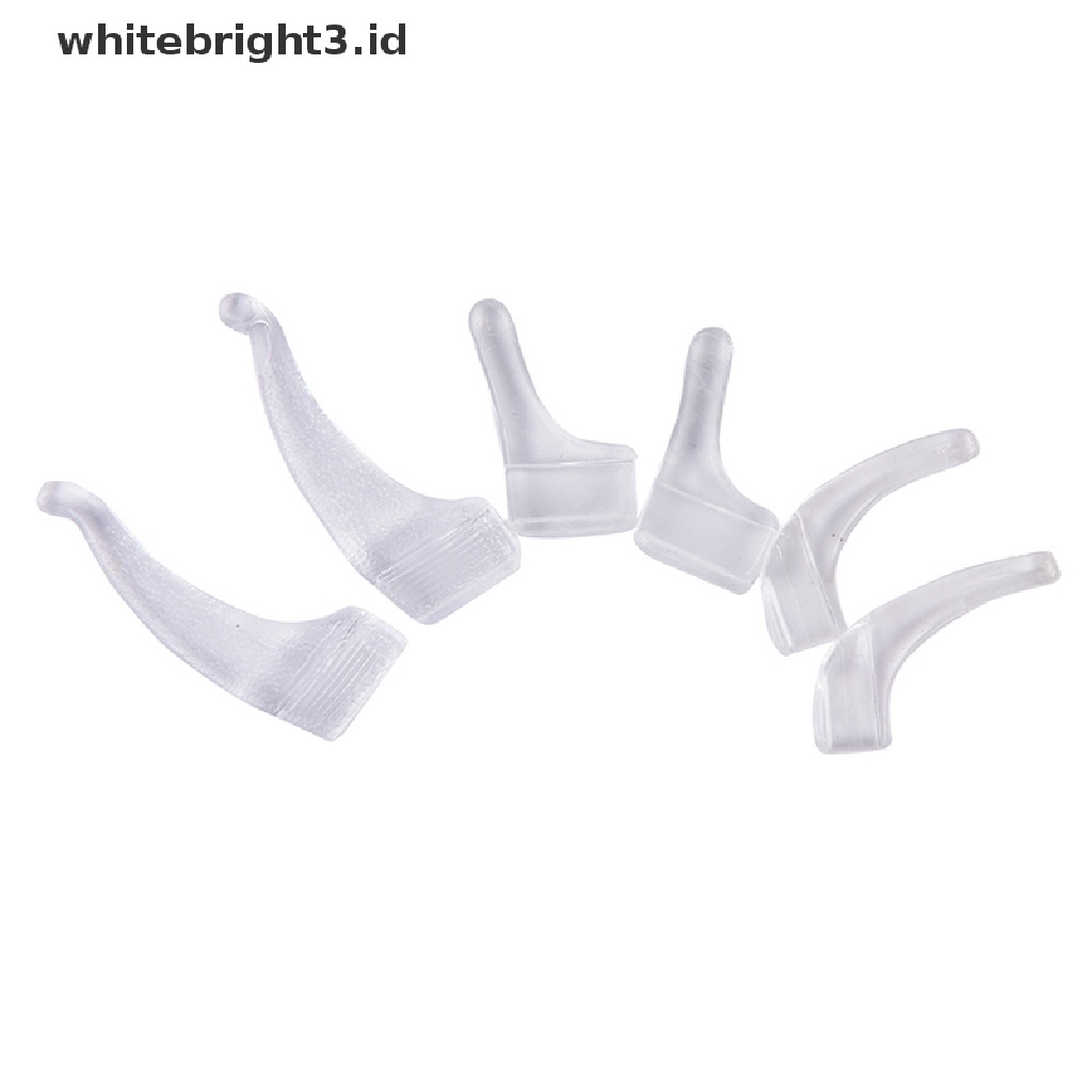 (whitebright3.id) 10 Pasang Kait Telinga Kacamata Anti Slip Bahan Silikon