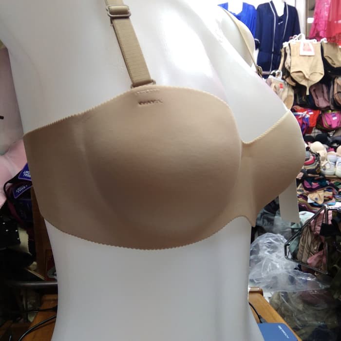 Tally Natural Bra Setengah Cup Model Polos Seamless Bra Kawat Busa