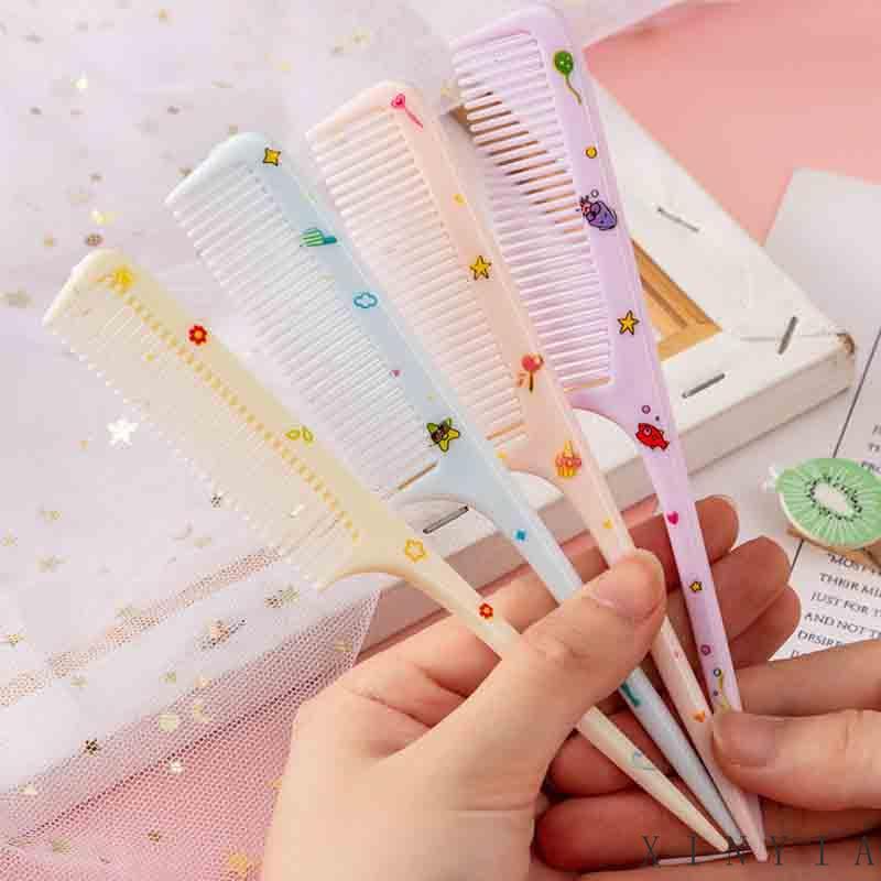 Xia.id 2pcs / Set Sisir Rambut Motif Kartun Hewan Untuk Anak Laki-Laki / Perempuan
