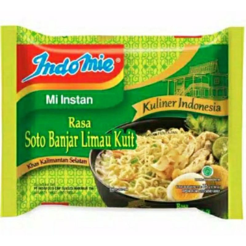 

INDOMIE MIE KUAH RASA SOTO BANJAR LIMAU KUIT