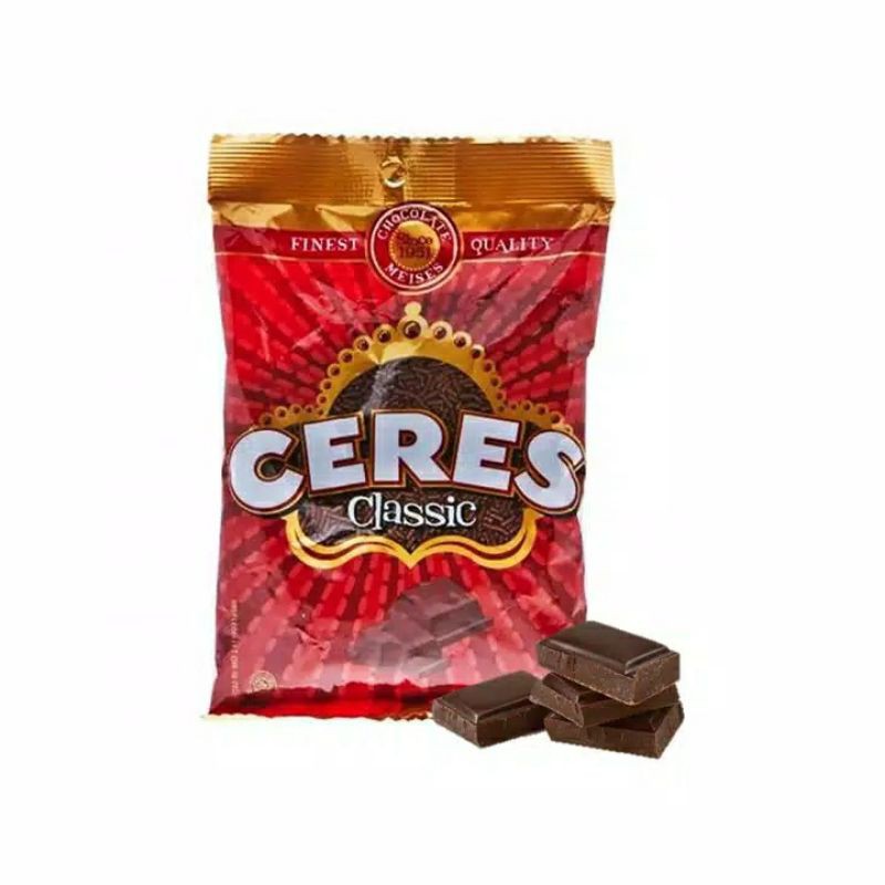 

Ceres classic COKLAT 90 gram mesis meses hagelslag 90gr cokelat klasik gr meises selai roti enak