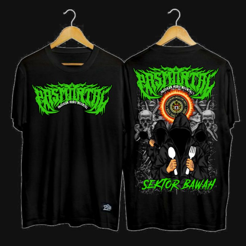 Kaos Pasmortal Hijau Bisa Request Sektor Wajib tulis dicatatan