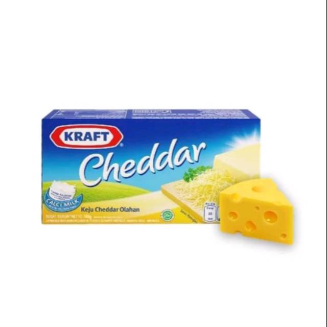 

Keju Kraft Cheddar 165gr