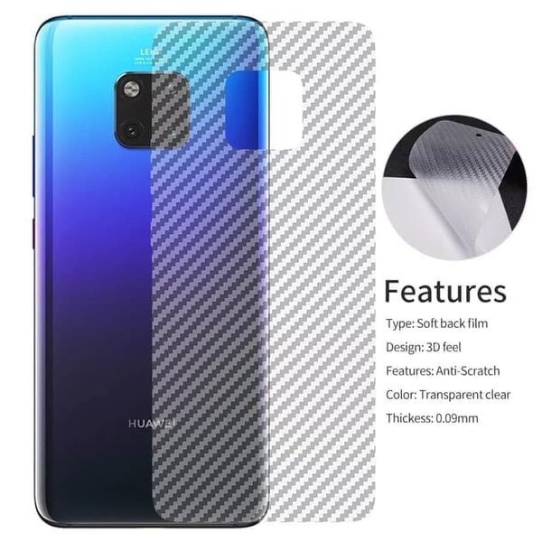 GARSKIN Sticker Carbon Huawei Nova 9 6.57 Inchi Skin Carbon Transparan Fiber Protection Back Sticker Carbon