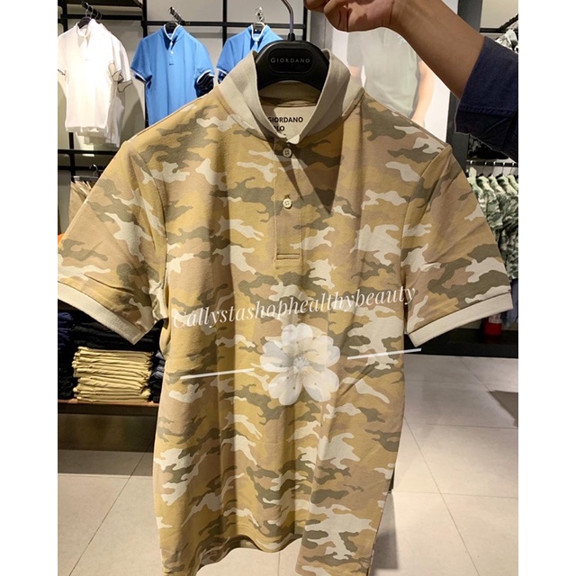 Giordano Polo Shirt Man Lycra Pelican Army Kaos Polo Pria New Sale from 469k