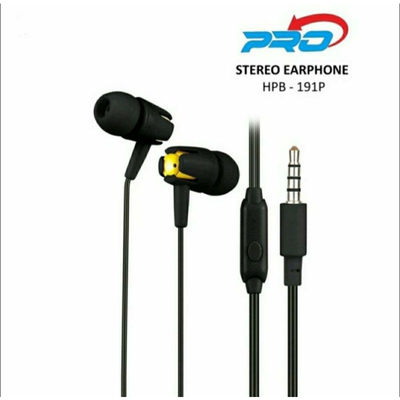 PRO HANDSFREE HEADSET EARPHONE PRO HPB-192P