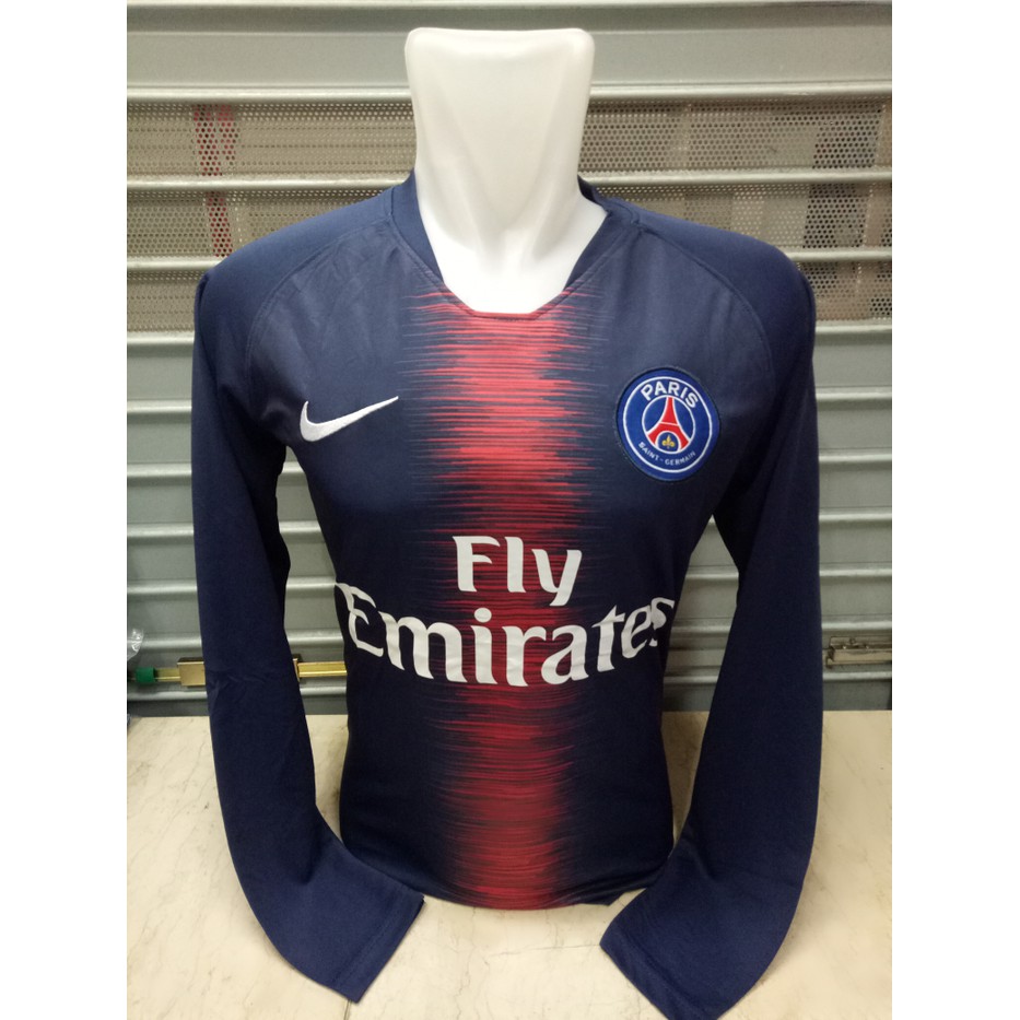 TERMUURAAH, JERSEY BOLA PSG HOME LS LONGSLEEVES OFFICIAL 2018-2019 GRADE ORI .