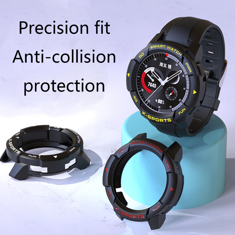 Cre Bumper Case Smartwatch Bahan Tpu Anti Gores Untuk Honor Gs Pro