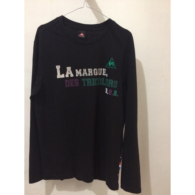 preloved kaos lengan panjang lecoq sportif second original