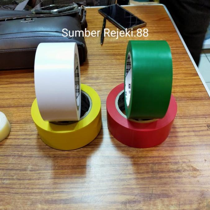 

Lakban Isolasi Line Tape Buat Lapangan Putsal floor marking 2"inx33M