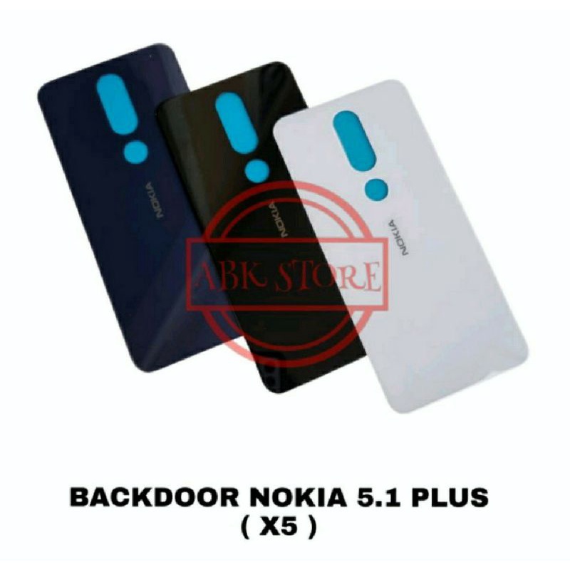 BACKDOOR BACKCOVER BACK CESING TUTUP BELAKANG NOKIA 5.1 PLUS 5.1+ NOKIA X5 ORIGINAL