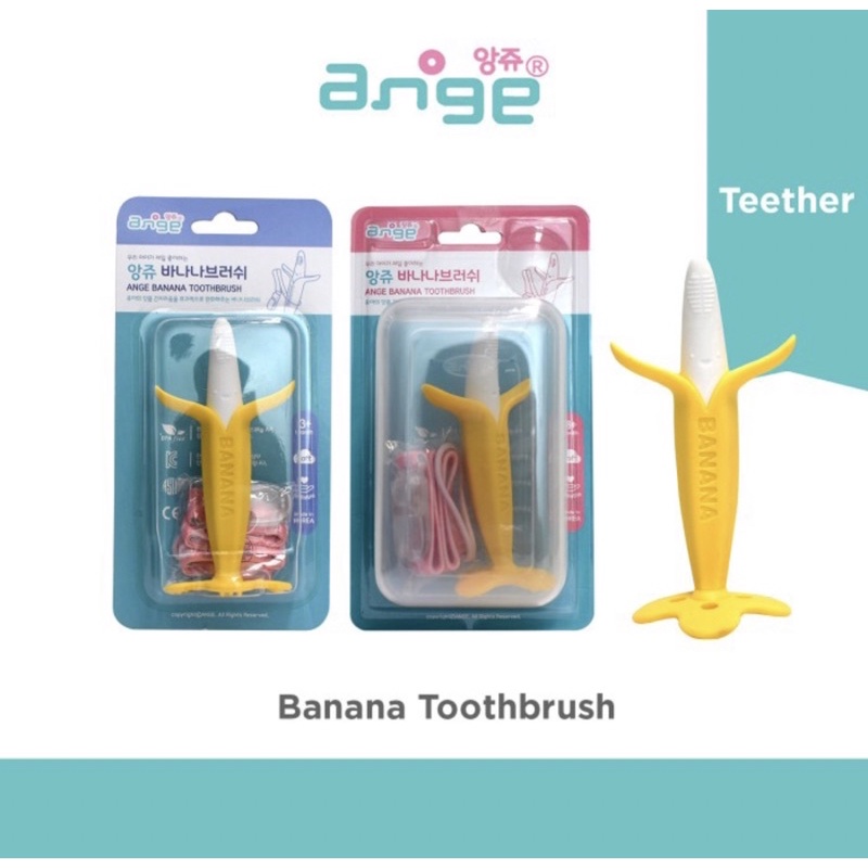 ANGE  BANANA Toothbrush Teether/Gigitan bayi