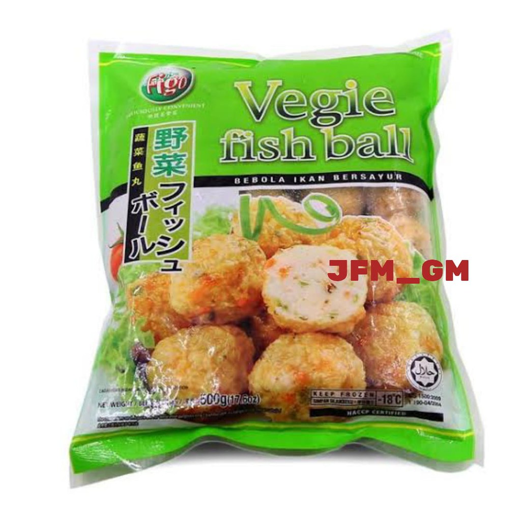 

FIGO VEGIE FISH BALL 500 GR / BOLA IKAN ISI SAYUR / MAKANAN INSTANT