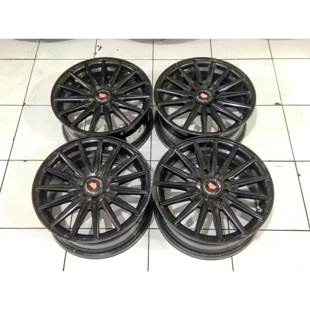 velg mobil  VOSSEN R15X7 8X100/114ET38BLACK SEKEN MURAH BERKUALITAS MEWAH
