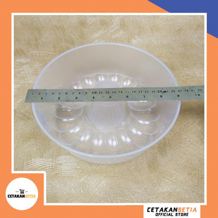 Cetakan Agar Puding Plastik 22 cm | Loyang Ager ager Puding