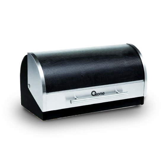Tempat Roti Oxone OX-422 Stainless Bread Box with Glass Cover