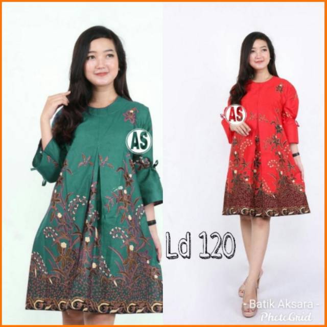  Tunik  Marisa Tunik Batik Big Size  Cantik Warna Warni Tunic 